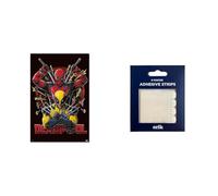 Grupo Erik Marvel Deadpool & Wolverine Poster + 8 pcs Adhesive Strips - 36 x 24 inches / 91.5 x 61 cm - Shipped Rolled Up - Cool Art Wall Poster