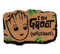Grupo Erik Marvel Groot Door Mat Coir, Front Door - Gifts, Merchandise | 16.9 x 23.6 in - 43 x 60 cm Coconut Coir & PVC, Waterproof, Non Slip Door Mats Indoor & Outdoor | Baby Groot Marvel Merch