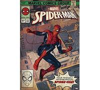 Grupo Erik Marvel Spider-Man Comic Cover Poster - 36 x 24 in / 91.5 x 61 cm | Shipped Rolled Up - Cool Posters, Art Poster, Wall Posters & Prints | Marvel SpiderMan Gifts, Merch, Merchandise, Wall Decor