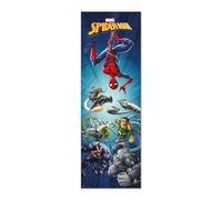 Grupo Erik Marvel Spiderman Poster - 20.8 x 62.2 inches / 53 x 158 cm - Shipped Rolled Up - Cool Posters - Art Poster - Posters & Prints - Door Posters