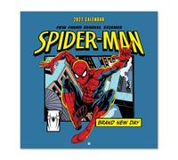 Grupo Erik Marvel SpiderMan Wall Calendar 2027 UK - Spider-Man Gifts, Merch | Official Marvel Spider Man Calendar 2027 | Square Wall Planner Month to View, Family Calendar 2027 UK | Spiderman Merchandise