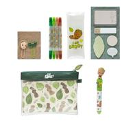Grupo Erik Marvel Stationery Set - Groot | Baby Groot Pencil Case With Pen, Highlighter Set, Self Adhesive Notes, Paper Clips | Groot Gifts, Marvel Gifts, Cute Stationery