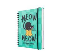 Grupo Erik A5 Academic Diary 2026-2027 Week to View - Meow Meow Cat Gifts | Back to School Planner 2026-2027, Mid Year Diary 2026 2027, A5 Weekly Planner | Cat Stationery Gifts