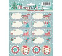 Grupo Erik Merry Christmas Labels, Sticky Labels, Food Labels Stickers, Labels Stickers, Self Adhesive Labels, Gift Tag Stickers, School Stickers, School Labels