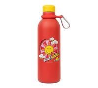 Grupo Erik Metal Water Bottle 500ml / 17oz - Smiley | Hot and Cold Water Bottle Stainless Steel, Cute Travel Bottles Gym | Cool Gifts Under 20 Pounds