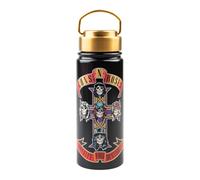 Grupo Erik Metal Water Bottle 550ml / 18.6oz - Guns N' Roses Merch | Hot and Cold Water Bottle Stainless Steel, Cute Travel Bottles Gym | Guns And Roses Gifts Under 20 Pounds
