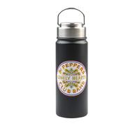 Grupo Erik Metal Water Bottle 550ml / 19.4oz - The Beatles Merch | Hot and Cold Water Bottle Stainless Steel, Cute Travel Bottles Gym | The Beatles Gifts Under 20 Pounds
