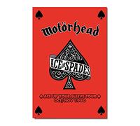 Grupo Erik Motorhead Ace Up Your Sleeve Tour Poster - 36 x 24 in, Gifts | 91.5 x 61 cm, Shipped Rolled Up - Cool Posters, Art Poster, Wall Posters & Prints | Motorhead Merchandise, Music Wall Decor