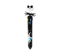 Grupo Erik Disney Pen The Nightmare Before Christmas | 10 In 1 Ballpoint Pen With 3D Jack Skellington Topper, Multi Colour Pen | Disney Pen, Nightmare Before Christmas Gifts, Disney Gifts