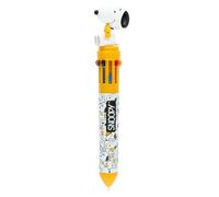 Grupo Erik Snoopy Pen | 10 In 1 Ballpoint Pen With 3D Snoopy Topper, Multi Colour Pen, Cute Pen | Snoopy Gifts, Snoopy Merchandise, Gifts for Dog Lovers