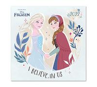 Grupo Erik: Official Disney Frozen 2022 Wall Calendar, 2022 Calendar, 12' x 12' Square Wall Calendar 2022 (Free Poster Included), Family Calendar 2022, Disney Calendar, Girls Calendar