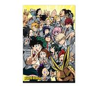 Grupo Erik Official My Hero Academia U.A. Class 1-A Poster - 35.8 x 24.2 Inches / 91 x 61.5 cm - My Hero Academia Poster, Shipped Rolled Up - Cool Posters, Art Poster, Posters and Prints, Wall Posters