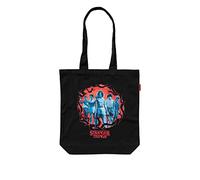 Grupo Erik Official Stranger Things Cotton Tote Bag - Cotton Shopping Bag - 14x15x4 inches | 37x39x10 cm - Canvas Bag - Cotton Bag - Gift Bag - Stranger Things Merchandise - Eco Friendly Gifts