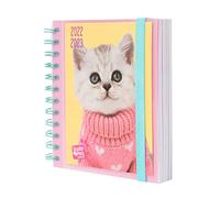 Grupo Erik: Official Studio Pets Cats Diary 2022-2023 | Back To School 11 Months Academic Diary Day To Page | August 2022 - June 2023 |Mid Year Diary 2022-2023 With Stickers | Cat Stationery