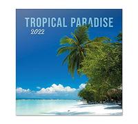 Grupo Erik: Official Tropical Paradise 2022 Wall Calendar, 2022 Calendar, 12' x 12' Square Wall Family Calendar 2022, Beaches Calendar 2022, Travel Calendar