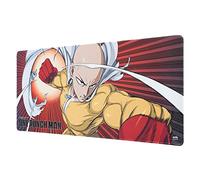 Grupo Erik One Punch Man Saitama XXL Mouse Mat - Desk Pad - 31.5" x 13.78" Non-Slip Rubber Base Mouse Pad, Gaming Mouse Pad, Keyboard Mouse Mat - One Punch Man Manga
