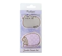 Grupo Erik Pack of 2 Rubbers Erasers - Pusheen Cat Stationery | 2.2 x 2.6 in - 5.5 x 6.5 cm | Jumbo Eraser Set, Cute Erasers, Cute Rubbers | Pusheen Gifts