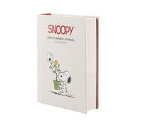 Grupo Erik Undated Planner Notebook - Snoopy Gifts for Dog Lovers | Undated Diary A6 Page A Day with Stickers & Bookmark | Snoopy Stationery Gifts under 15 Pounds