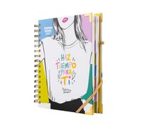 Grupo Erik Pedrita Parker A5 Diary 2027 Day per Page - Spanish Gifts | 2027 Planner Day per Page, Daily Diary 2027 A5, Hardback, Bookmarks, Stickers | Cute Stationery Gifts in Spanish Language