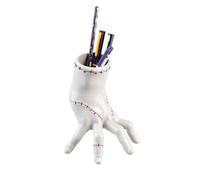 Grupo Erik Pen Holder For Desk & Stationery Set - Wednesday Gifts | Desk Accessories - Pencil Holder, 2 Pens, Pencil, Eraser, Sharpener