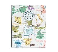 Grupo Erik Photo Album - Around the World | 96 Pockets 13x20 cm - 7x5 Photo Album Book | Small Photo Album, Memory Book, Picture Book, Photo Gifts, Gifts Under 10 Pounds