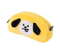 Grupo Erik School Pencil Case - BT21 Chimmy Kawaii Stationery | Cute Makeup Bag, Plush Pencil Case, Back to School Supplies, Office Stationery Supplies | Kawaii Gifts