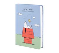 Grupo Erik Pocket Academic Diary 2026-2027 Week to View - Snoopy Gifts | A6 Academic Planner 2026-2027, Back to School Diary 2026 2027 Week View, Weekly Planner A6 | Dog Stationery Gifts