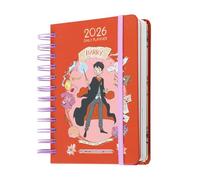 Grupo Erik Pocket Diary 2026 Day Per Page - Harry Potter Daily Planner | Page A Day Diary 2026 Small With Planner Stickers, Bookmark, Pocket | Harry Potter Gifts