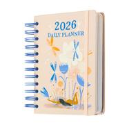 Grupo Erik Pocket Diary 2026 Day Per Page - Whimsical Daily Planner | Page A Day Diary 2026 Small With Planner Stickers, Bookmark, Pocket | Cute Stationery Gifts