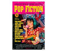 Grupo Erik Pop Fiction Poster - 36 x 24 inches / 91.5 x 61 cm - Wall Art - Poster - Living Room Decor