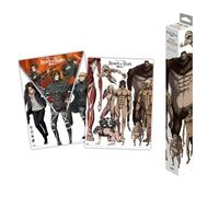 Grupo Erik Poster - Attack On Titan - Set of 2 Mini Posters 15 x 20.5 inches / 38 x 52 cm - Art Poster Shipped Rolled Up In A Protective Box - Attack On Titan Gifts