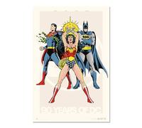 Grupo Erik DC Comics 90th Anniversary Poster - 36 x 24 inches / 91.5 x 61 cm - Shipped Rolled Up - Cool Posters - Art Poster - Posters & Prints - Wall Posters