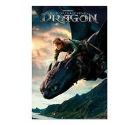 Grupo Erik Poster How To Train Your Dragon (2025 film) - 36 x 24 inches / 91.5 x 61 cm - Shipped Rolled Up - Cool Posters, Art Poster, Wall Posters & Prints
