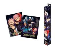 Grupo Erik Poster Jujutsu Kaisen Manga - Set of 2 Mini Posters 15 x 20.5 inches / 38 x 52 cm - Art Poster Shipped Rolled Up In A Protective Box - Jujutsu Kaisen Merch