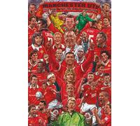 Grupo Erik Poster Manchester United Legends - 36 x 24 inches / 91.5 x 61 cm - Shipped Rolled Up - Cool Posters, Art Poster, Wall Posters & Prints
