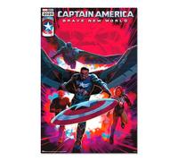 Grupo Erik Marvel Poster - Captain America Brave New World Comic - 36 x 24 inches / 91.5 x 61 cm - Shipped Rolled Up - Cool Posters, Art Poster, Wall Posters, Posters & Prints