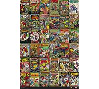 Grupo Erik Poster Marvel Classic Comic Covers - 36 x 24 inches / 91.5 x 61 cm - Shipped Rolled Up - Cool Posters, Art Poster, Wall Posters & Prints