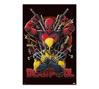 Grupo Erik Marvel Deadpool & Wolverine Poster - 36 x 24 inches / 91.5 x 61 cm - Shipped Rolled Up - Cool Posters - Art Poster - Posters & Prints - Wall Posters