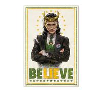 Grupo Erik Poster Marvel Loki - 36 x 24 inches / 91.5 x 61 cm - Shipped Rolled Up - Cool Posters, Art Poster, Wall Posters & Prints