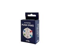 Grupo Erik Poster Push Pins For Cork Board - 50 pcs Drawing, Wall, Pinboard, Cork Board Pins For Pin Board, Poster Hangers