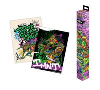 Grupo Erik Poster - Teenage Mutant Ninja Turtles - Set of 2 Mini Posters 15 x 20.5 inches / 38 x 52 cm - Art Poster Shipped Rolled Up In A Protective Box - Ninja Turtles Gifts