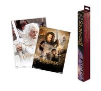 Grupo Erik Poster - The Lord Of The Rings - Set of 2 Mini Posters 15 x 20.5 inches / 38 x 52 cm - Art Poster Shipped Rolled Up In A Protective Box - Lord Of The Rings Gifts, LOTR Gifts