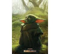 Grupo Erik The Mandalorian The Child Grogu Poster - 36 x 24 inches / 91.5 x 61 cm - Shipped Rolled Up - Cool Posters - Art Poster - Posters & Prints - Wall Posters