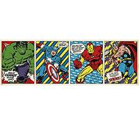 Grupo Erik - Poster with Design Marvel Comics Triptico, 53 x 158 cm