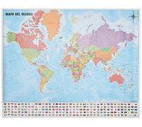 Grupo Erik Poster World Map - 40 x 50 cm - Shipped Rolled Up - Cool Posters, Art Poster, Mini Posters & Prints