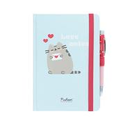 Grupo Erik Pusheen A5 Notebook & Pen Set - Cat Stationery Gifts, Merch | Projector Pen, Lined Journal Note Book, Lined Notebook A5 Sketchbook | Pusheen Gifts, Cat Gifts under 15 Pounds