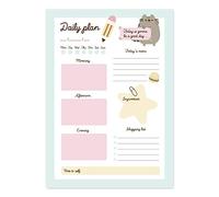 Grupo Erik Pusheen Cat Daily Planner A5 - Kawaii Stationery Gifts, Merch | 54 Tear Off Pages, Weekly Planner Family, Desk Calendar, A5 Notepad | Pusheen Merchandise, Cat Gifts under 5 Pounds