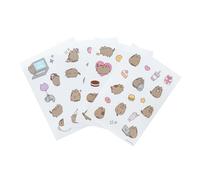 Grupo Erik Pusheen Cat Reusable Stickers - Kawaii Gifts Under 5 Pounds | Waterproof & Removable Laptop Stickers for Adults & for Children | Pusheen Gifts for Cat Lovers, Kawaii Stuff, Cat Merch