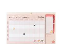 Grupo Erik Pusheen Magnetic Meal Planner for Fridge - Cat Stationery Gifts | Weekly Planner with Shopping List Pad + Sticky Notes + Pen | Pusheen Cat Gifts under 15 Pounds, Merchandise