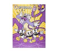 Grupo Erik Puzzle - Cuphead Ready Age 3+ For The Devil´s Dance? | 500 Piece Jigsaw Puzzles 24 x 17 inches - 61 x 45.7 cm | Includes Gift Box & Poster | Home Decor